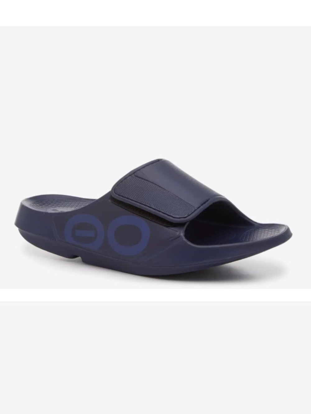 OOFOS OOahh Sport Flex Slide Sandal in Navy